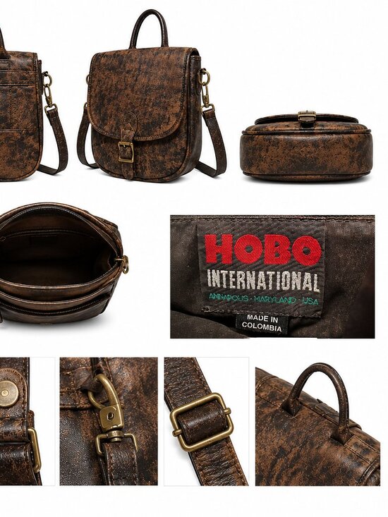 Vintage HOBO International Flap Backpack – Like New Condition